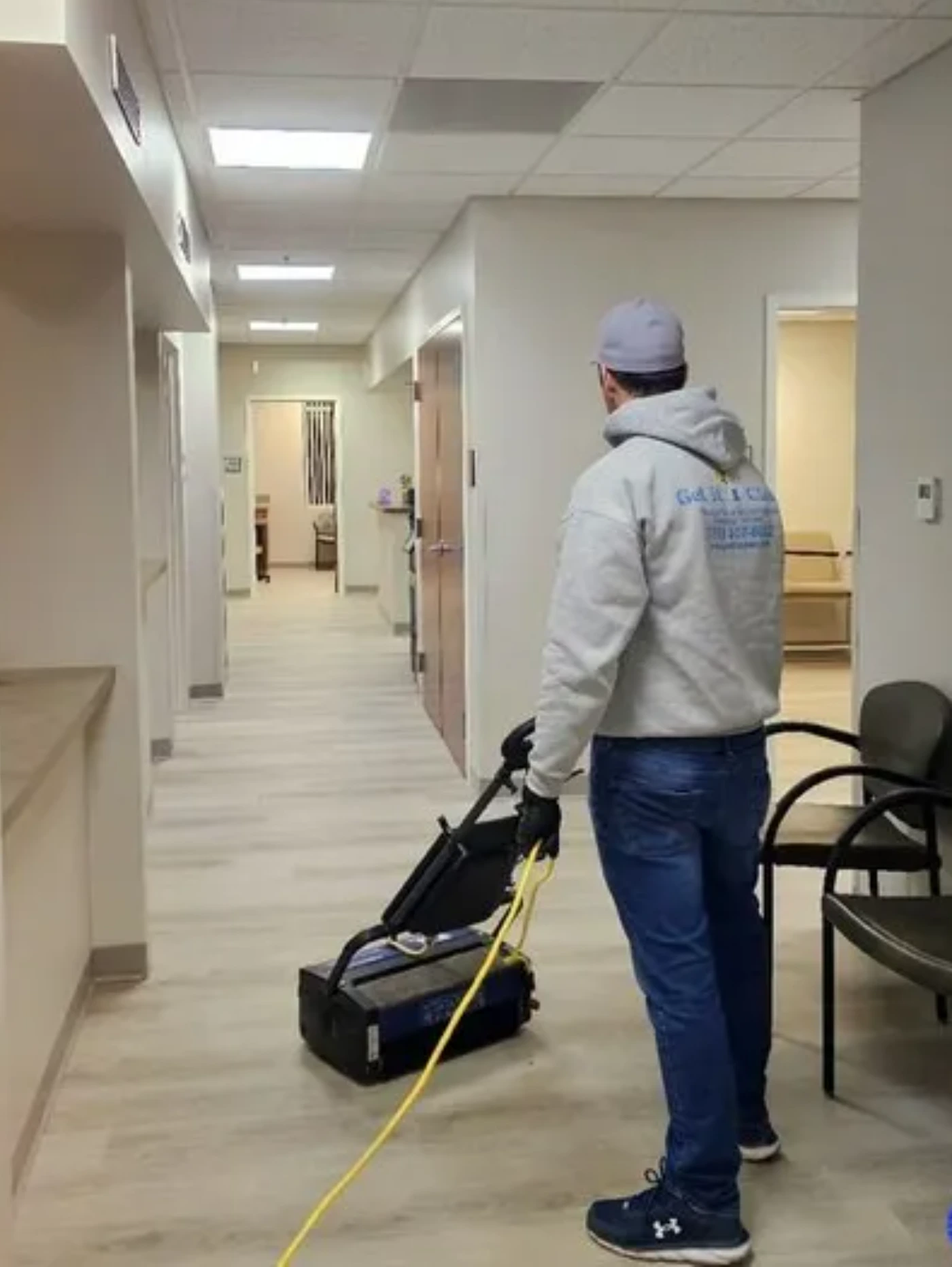 Get it Clean Services cleaner at work in Canton, MA